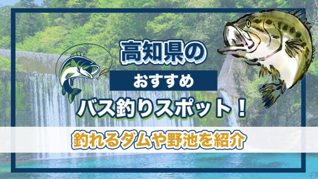 高知県のおすすめバス釣りスポット！釣れるダムや野池を紹介。