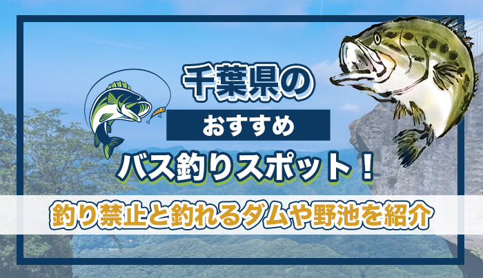 千葉県のおすすめバス釣りスポット！釣り禁止と釣れるダムや野池を紹介。
