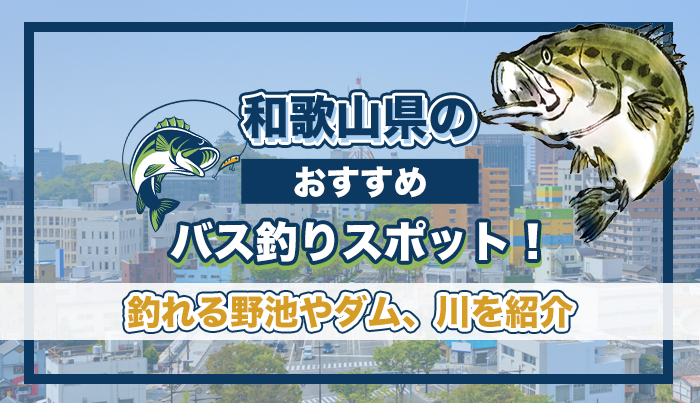 和歌山県のおすすめバス釣りスポット！釣れる野池やダム、川を紹介。