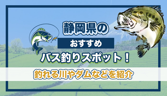 静岡県のおすすめバス釣りスポット！釣れる川やダムなどを紹介。